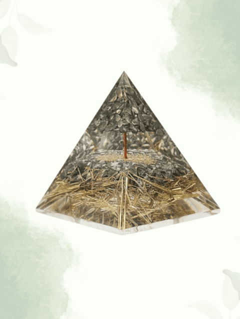Original Pyrite Crystal Pyramid