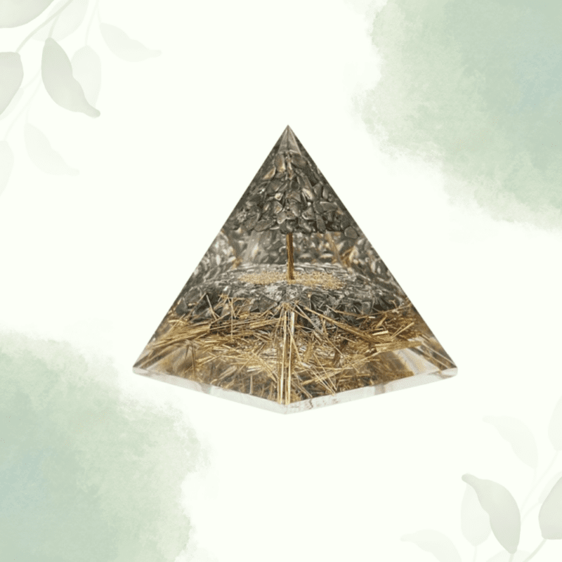 Original Pyrite Crystal Pyramid