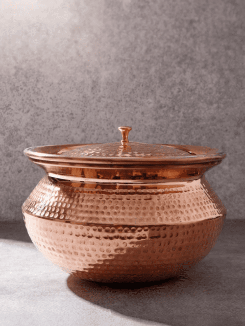 Copper Degchi with Lid