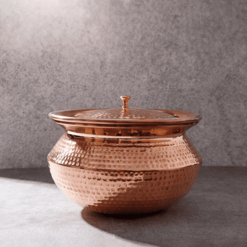 Copper Degchi with Lid
