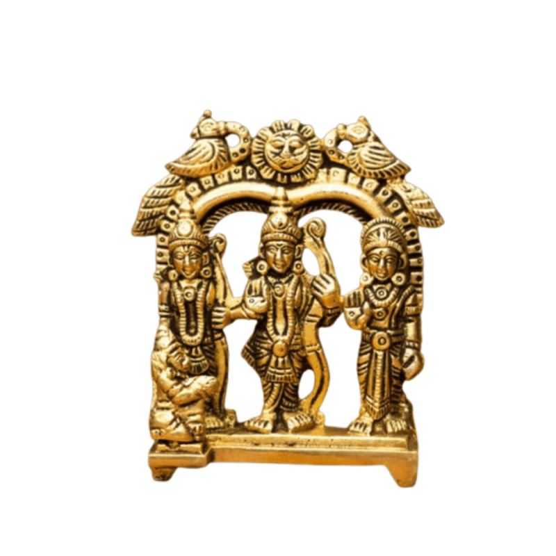 Pure Brass Ram Darbar Murti
