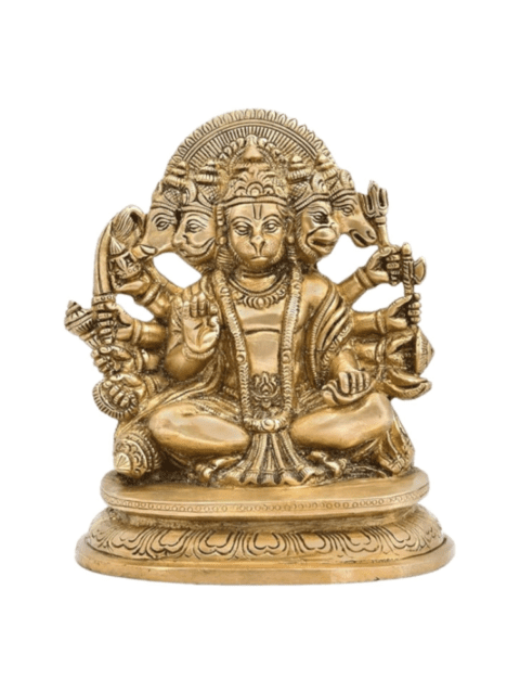 Brass Shri Panchmukhi Hanuman Ji