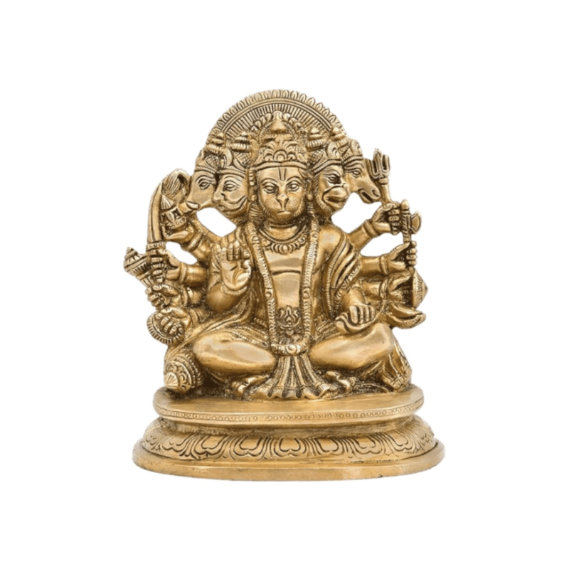 Brass Shri Panchmukhi Hanuman Ji