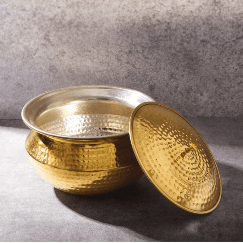 Brass Degchi with Lid