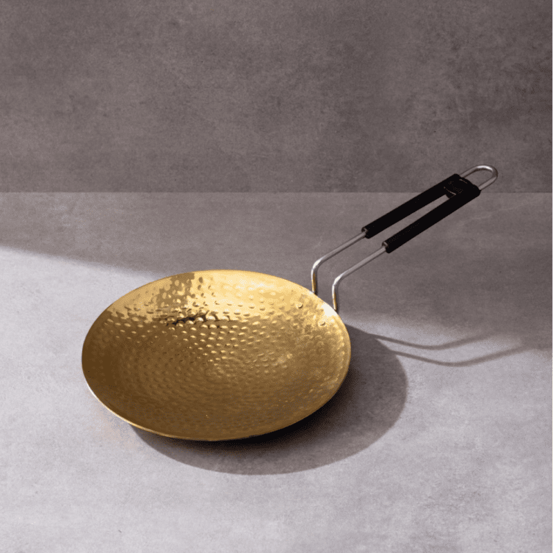 Hammered Brass Roti Tawa