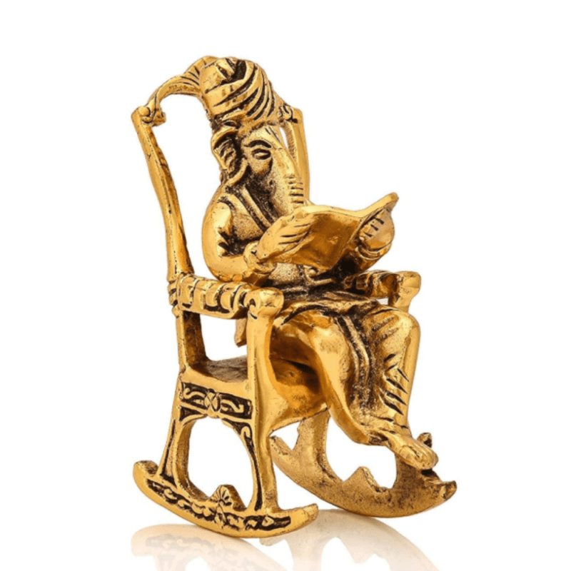 Lord Ganesha Idol Reading Book, Vastu