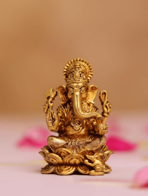 Pure Brass Lord Ganesha