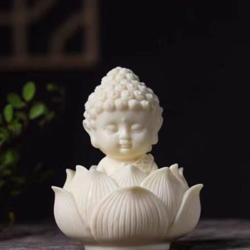 Lotus Baby Buddha for Car Dashboard