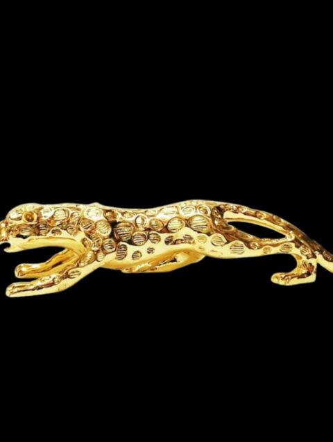 Metal Leopard Car Dashboard