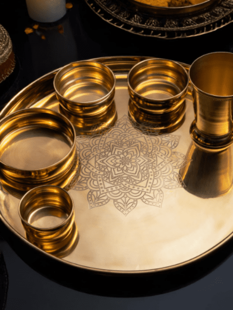 Brass Thali