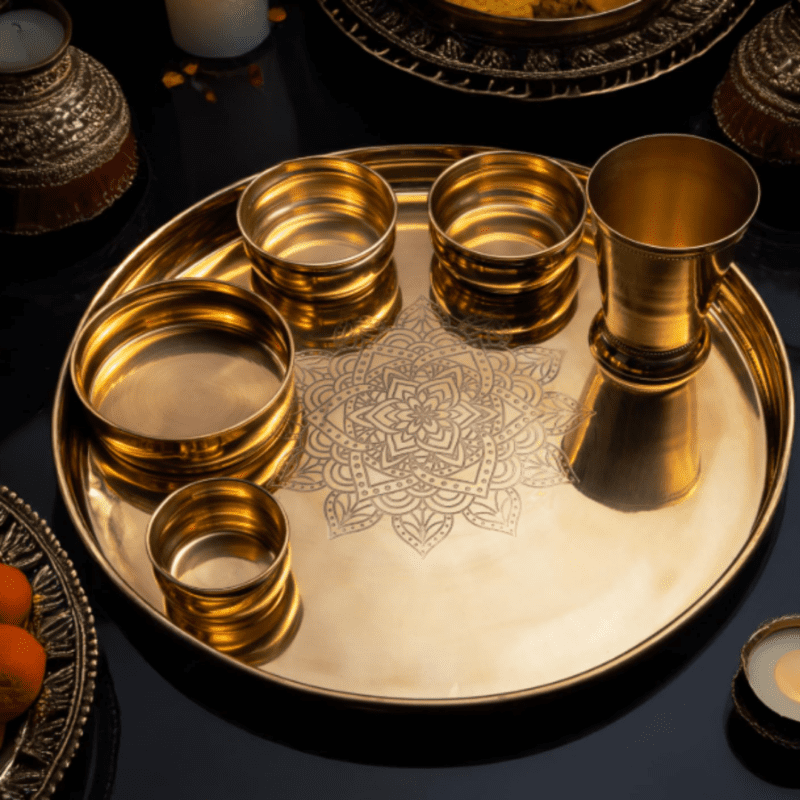 Brass Thali