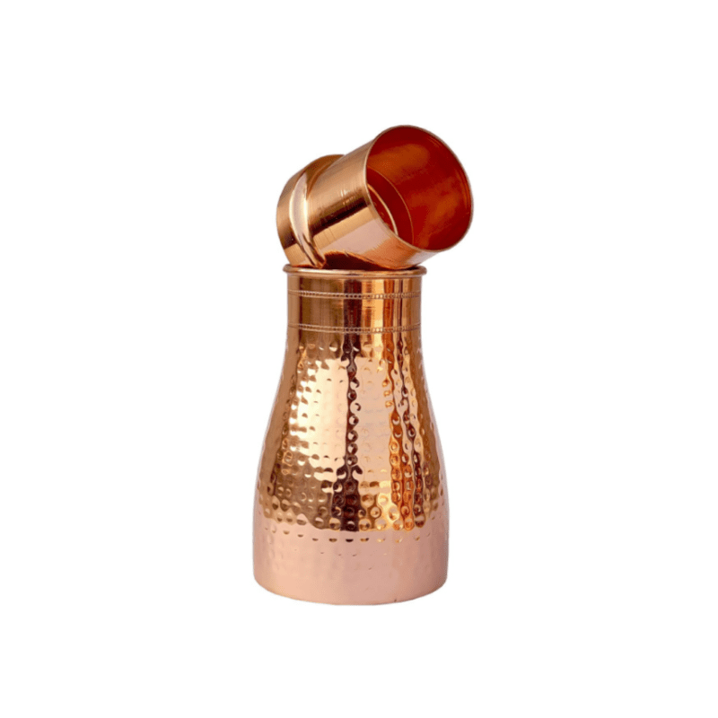 Hammered Copper Bottle full view