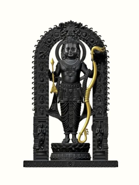 Ram Lalla Idol Car Dashboard